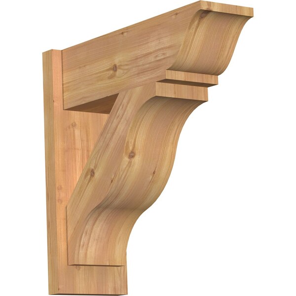Ekena Millwork Funston Smooth Traditional Outlooker, Western Red Cedar, 7 1/2"W x 22"D x 22"H OUT08X22X22FST01SWR - main
